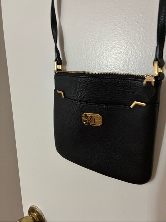 Ralph Lauren Handbags - Ralph Lauren Leather Messenger Bag